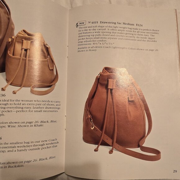 Vintage Coach Catalogs ~ 1987 & 1997 ~ Excellent Condition - Picture 4 of 12